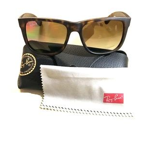 Ray bans Justin polarized tortoise